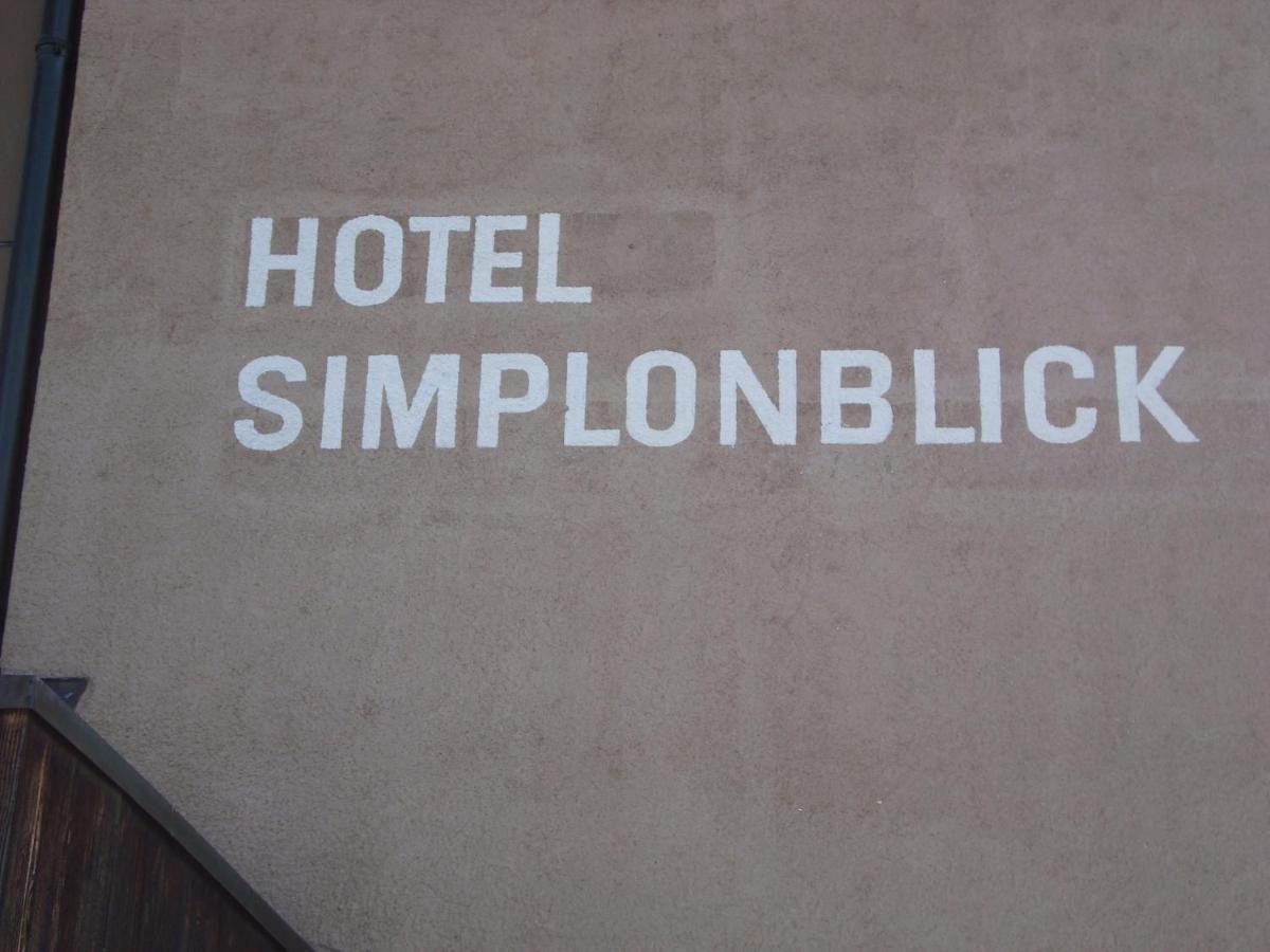 Hotel Simplon-Blick Eksteriør billede